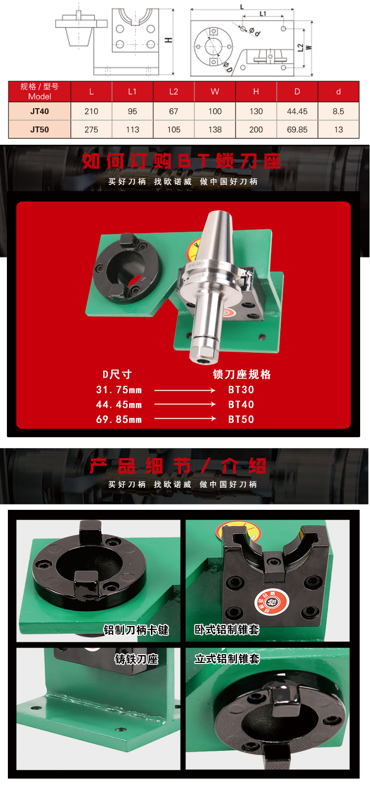 锁刀座 - 山东欧诺威数控刀具有限公司